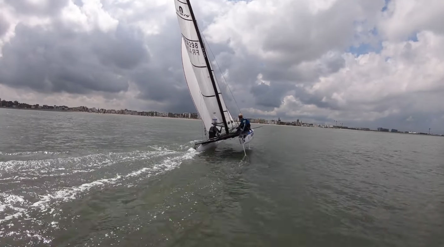 Nacra 15 edzés: Északi-tenger