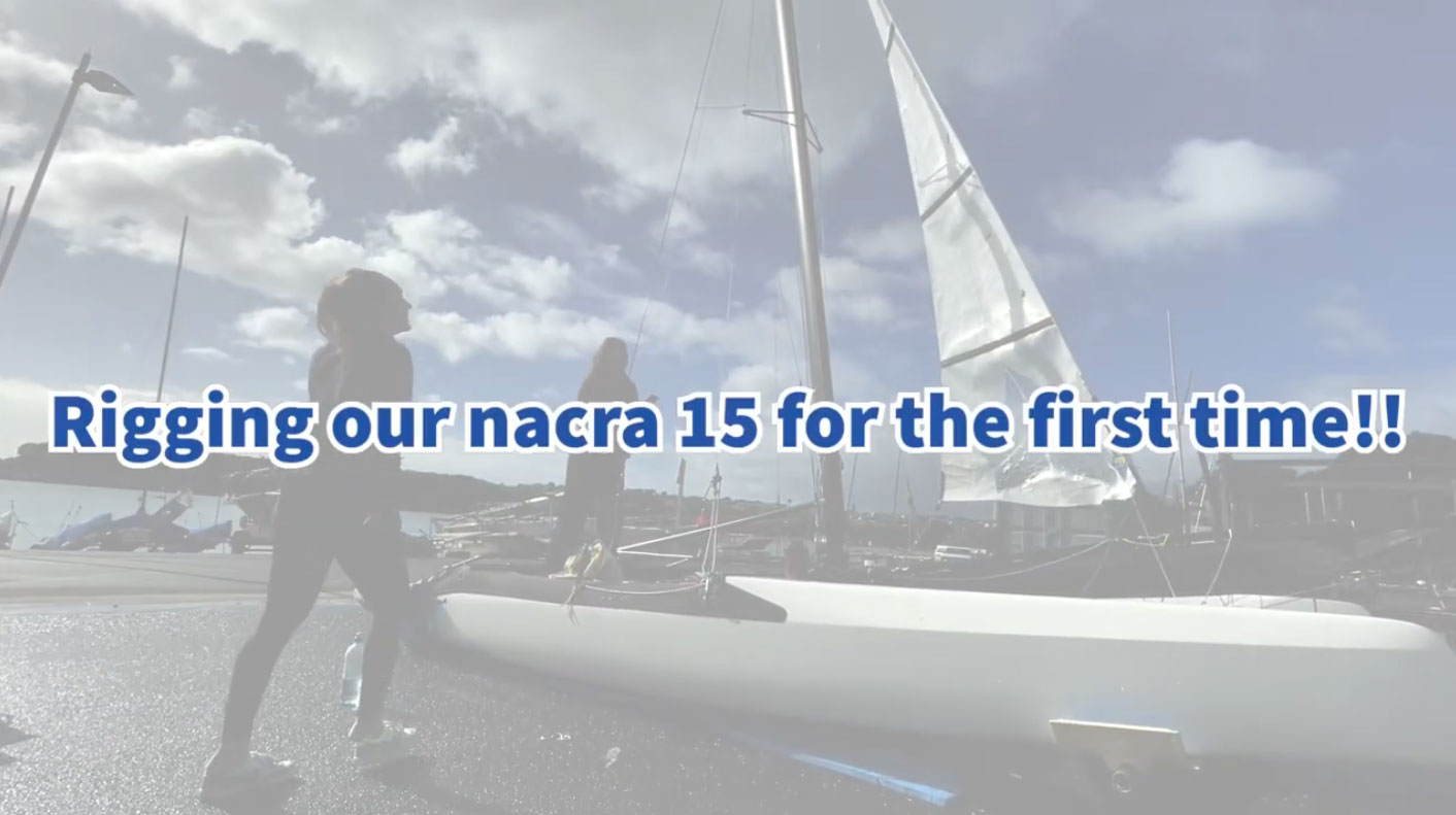 Rigging our new Nacra 15!