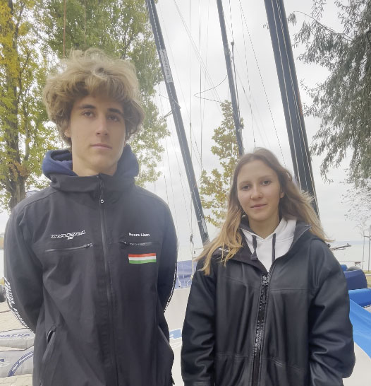 NACRA 15 Európa bajnokság EB riport Dávoti Gréti Liam Moore (HUN 307)