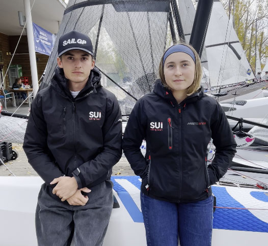 NACRA 15 Európa bajnokság EB riport Morgane Mazuay és Alexis Lagger (SUI 193)
