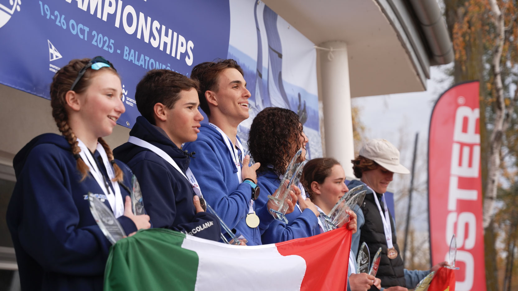 NACRA 15 Európa bajnokság Díjátadó 2025. október 26. Balatonföldvár